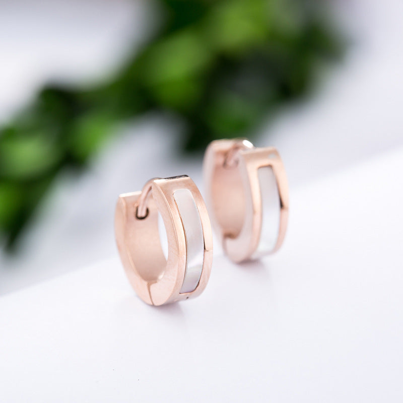 Earrings Black Eound