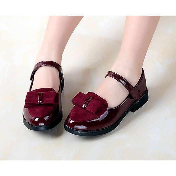 Chaussures en cuir pour enfants- Shoes school leather for kids- baby girl
