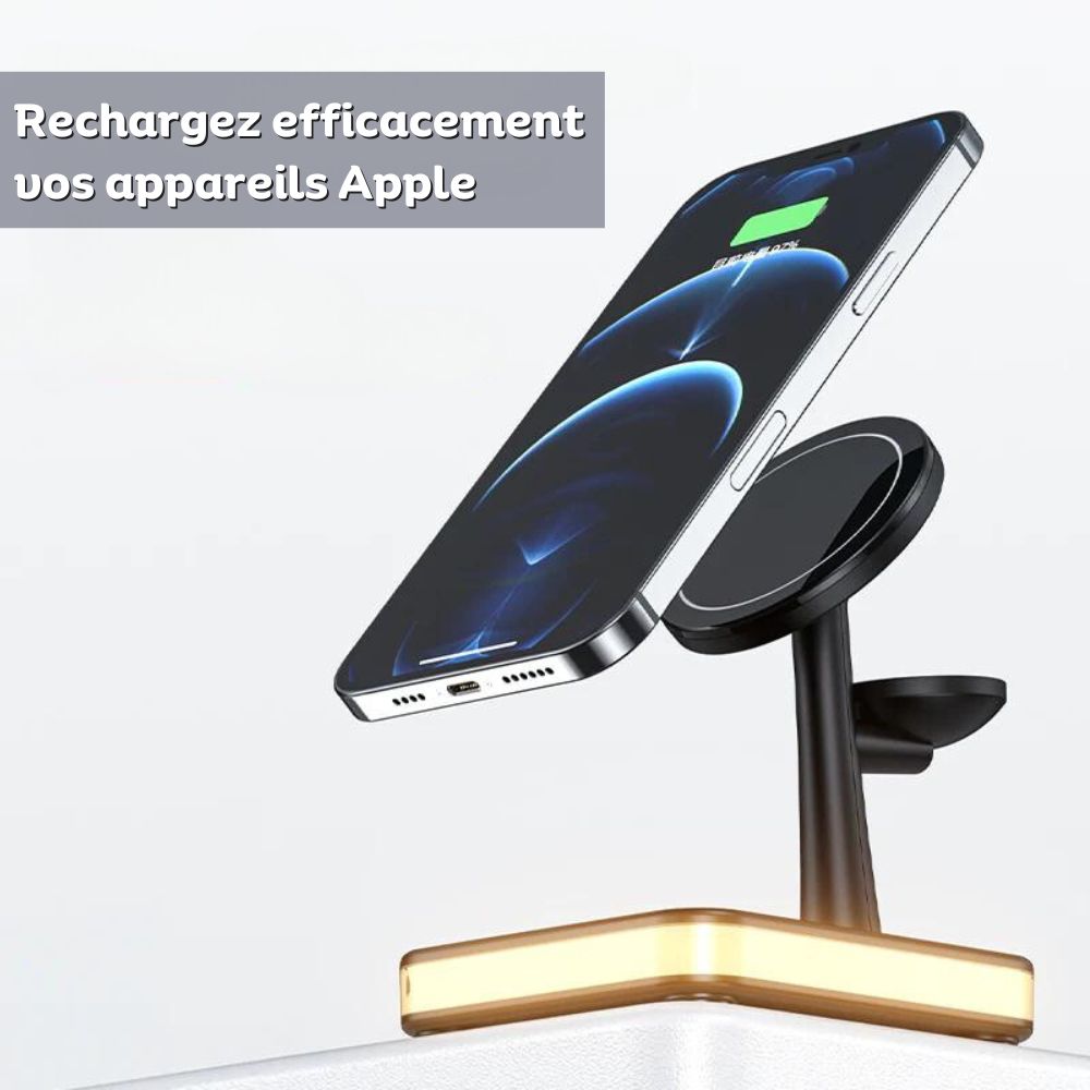 Chargeur Sans Fil 3-en-1- MagDock