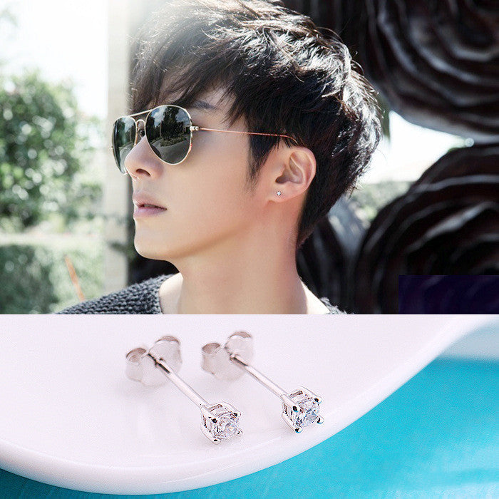Earrings Sterling Silver for men