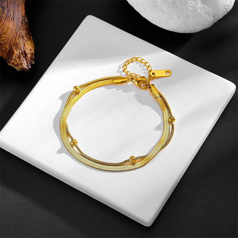 Simple Double Layer Anklet