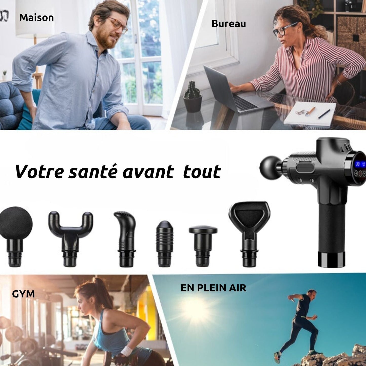Masseur pistolet- FlexiRelax