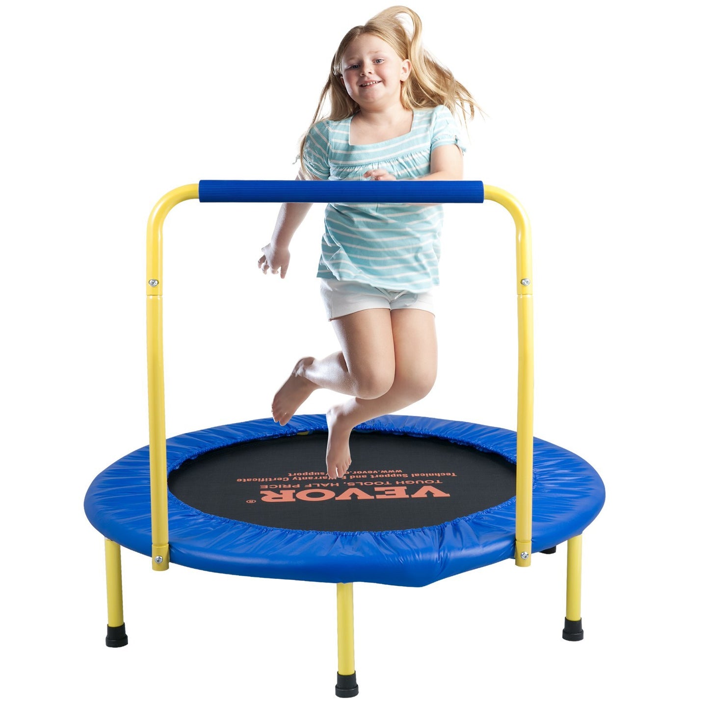 3FT Trampoline for Kids Indoor/Outdoor Foldable Baby Toddlers Trampoline