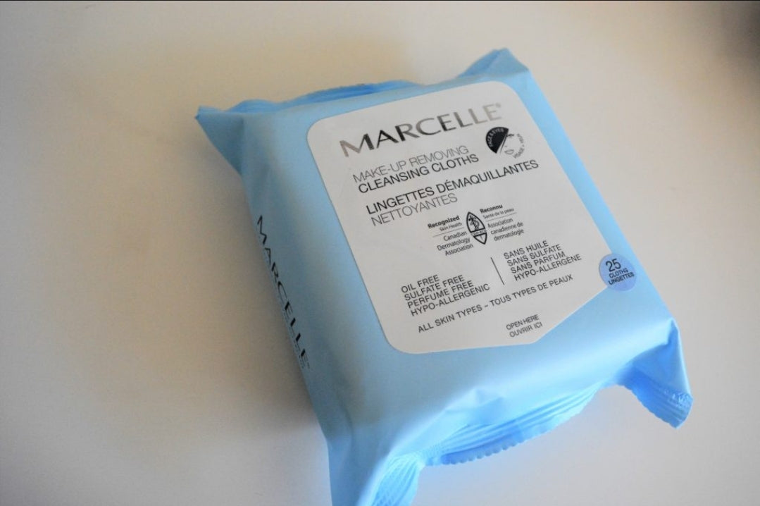 Limgettes démaquillantes nettoyantes- Make-up removing Cleansing Cloths- Marcelle
