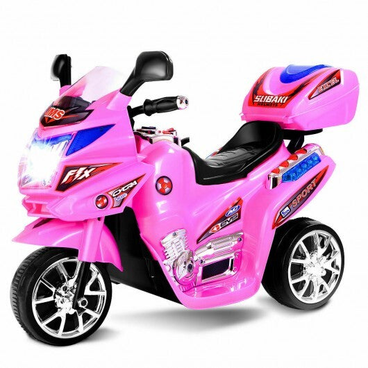 Electric Toy Motorcycle 3 Wheel Kids 6V Battery