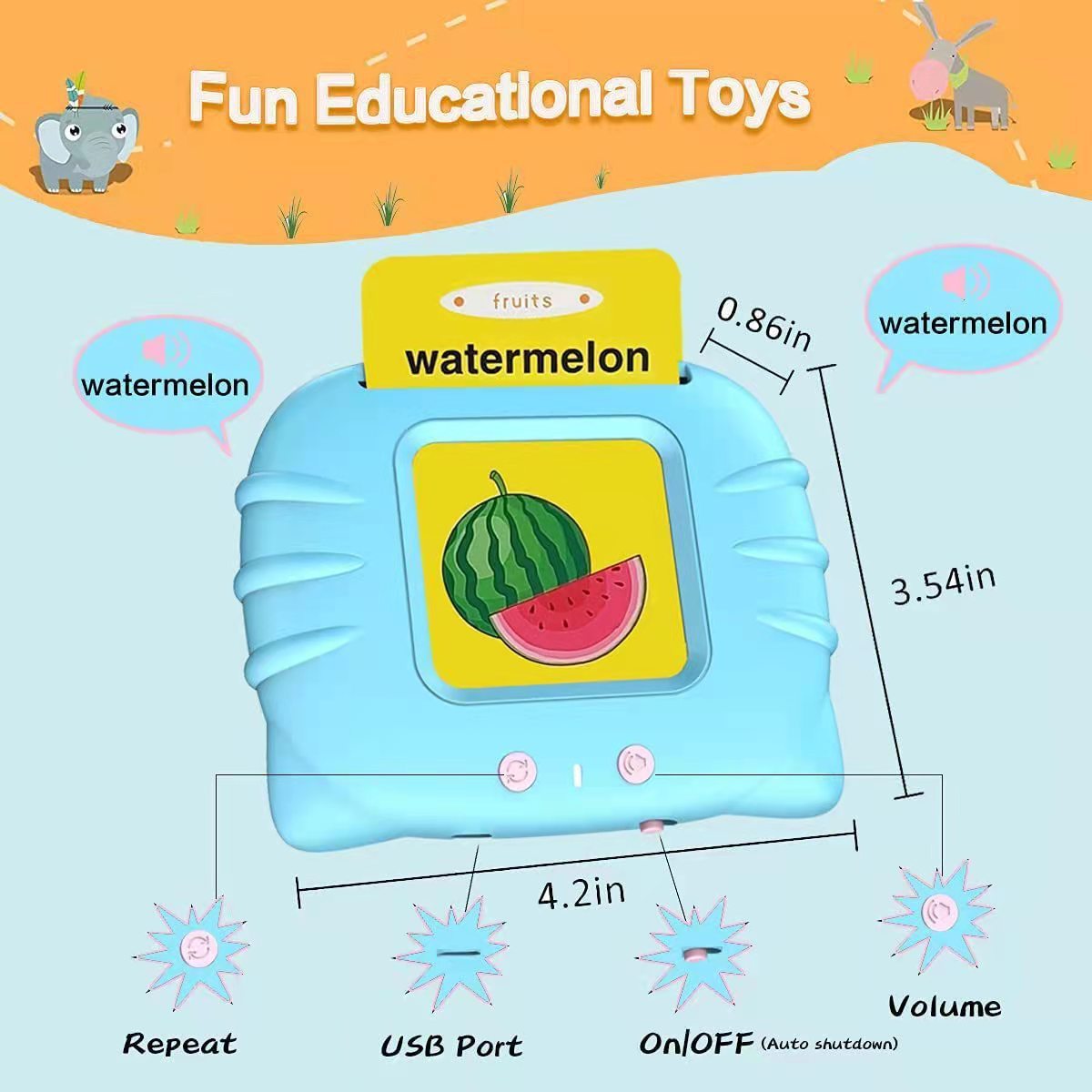 Cartes intelligentes pour l'éducation précoce des enfants- anglais français