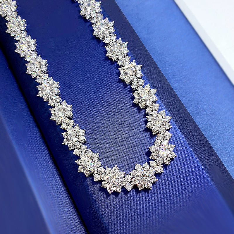 Magnificent sunflower necklace