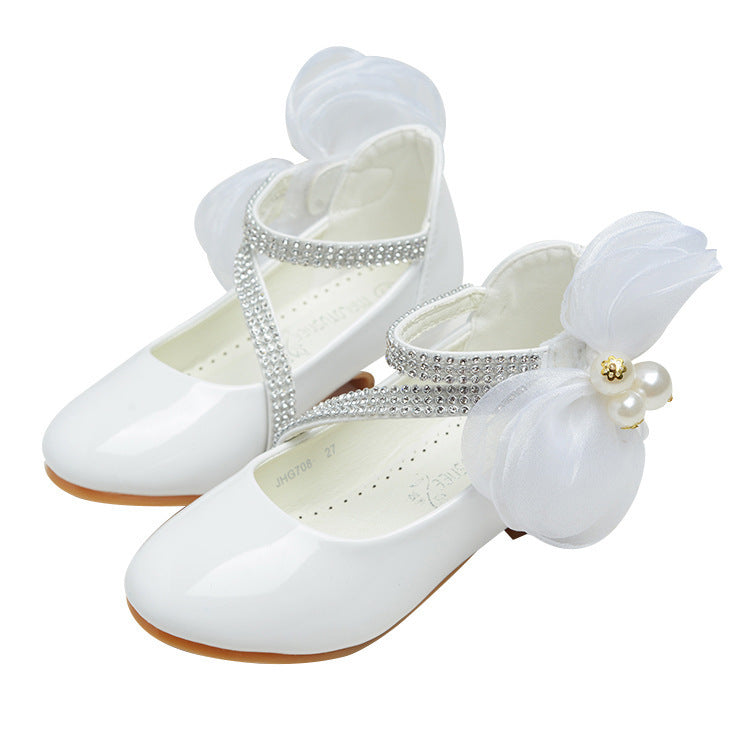 Chaussures princesses enfants avec petits talons hauts
