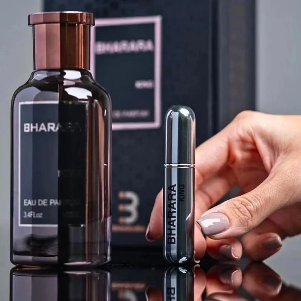 Bharara Beauty Eau De Parfum Spray + Refillable Travel Spray 3.4 oz- Bharara King (Men)