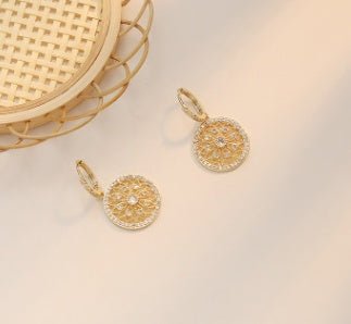 Delicate Silver Pin Earrings