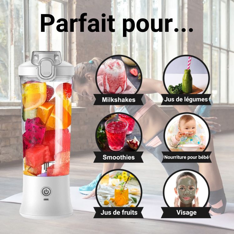 Le mixeur portatif pour smoothies et shakes- VitaFusion