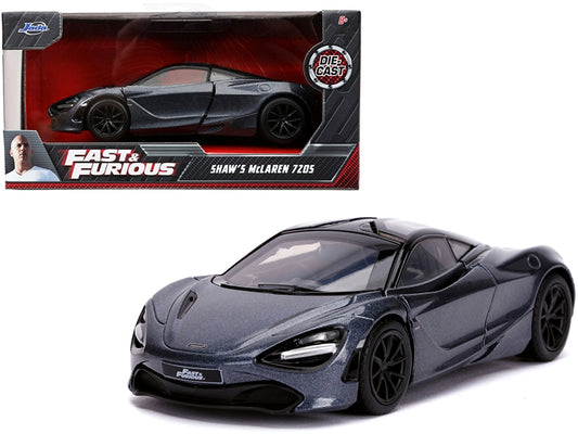 Shaw's McLaren 720S RHD (Right Hand Drive) Metallic Gray "Fast & Furious Presents: Hobbs & Shaw" (2019) Movie Car- Jada