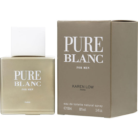 KAREN LOW PURE BLANC by Karen Low (MEN) - EDT SPRAY 3.4 OZ