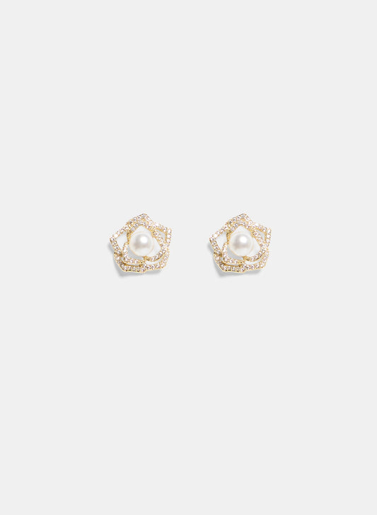 Boucles d'oreilles en fleur