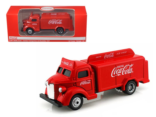 Coca Cola Delivery Bottle Truck Red Car (1947)- Motorcity Classics