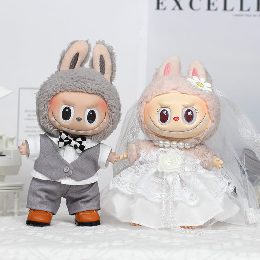 Vinyl Pendant Doll Dress Wedding Dress