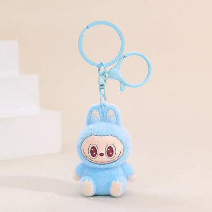 Color: Clear, Ships From: CHINA - New Cute Cartoon Labubu Phone Chain Hanging Rope Keychain Backpack Pendant Shoulder Bag Ornament Gift for Girlfriend