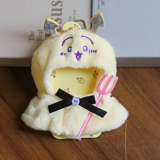 Color: army green - Labubu Sanrio Cape Skirt Suit Sitting Party Hello Kitty Kuromi Clothes Monsters Vinyl Labubu Outfit Clothing Hat Accessory Gift