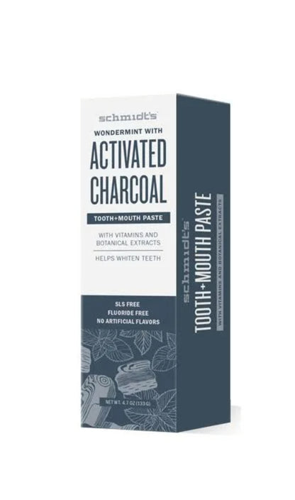 Dentifrice au charbon - Activated Charcoal- Schmidt's